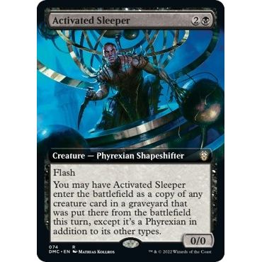 Image for Activated Sleeper (Extended Art) (74) (DMC) - Magic: The Gathering