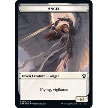 Image for Angel Token (1) (DMC) - Magic: The Gathering