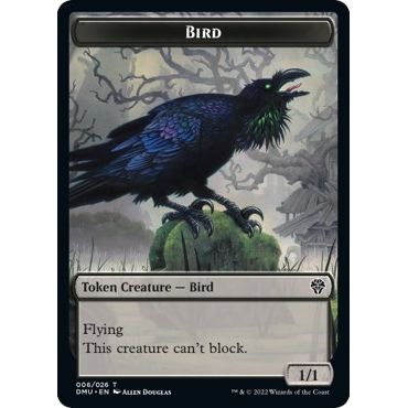 Image for Bird Token (006) (6) (DMU) - Magic: The Gathering