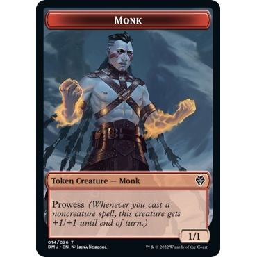 Image for Monk Token (14) (DMU) - Magic: The Gathering