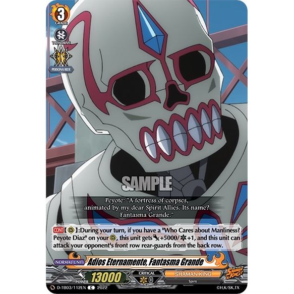 Image for Adios Eternamente, Fantasma Grande (D-TB03/112EN) (D-TB03) - Cardfight Vanguard