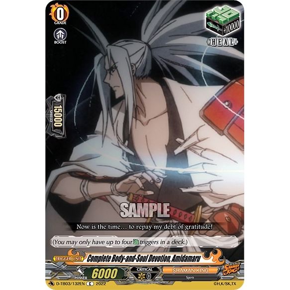 Image for Complete Body-and-Soul Devotion, Amidamaru (D-TB03/132EN) (D-TB03) - Cardfight Vanguard
