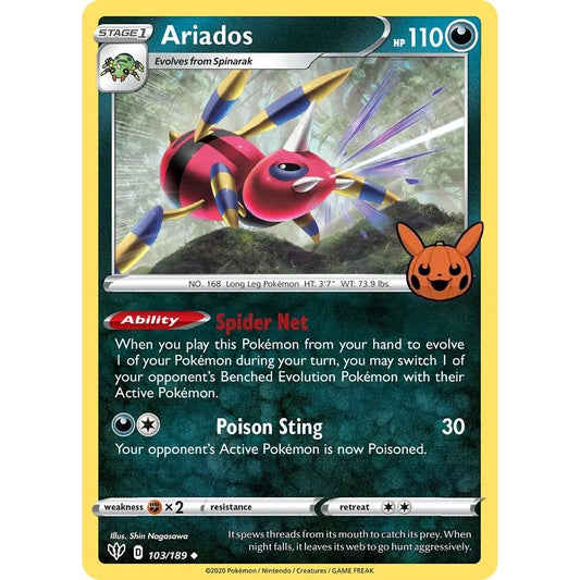 Image for Ariados (103/189) (TTBB) - Pokemon