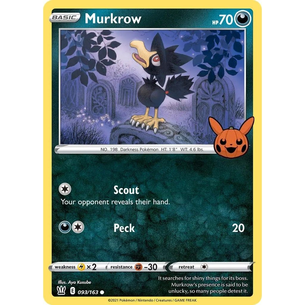 Image for Murkrow (093/163) (TTBB) - Pokemon