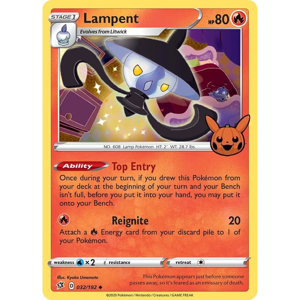 Image for Lampent (032/192) (TTBB) - Pokemon