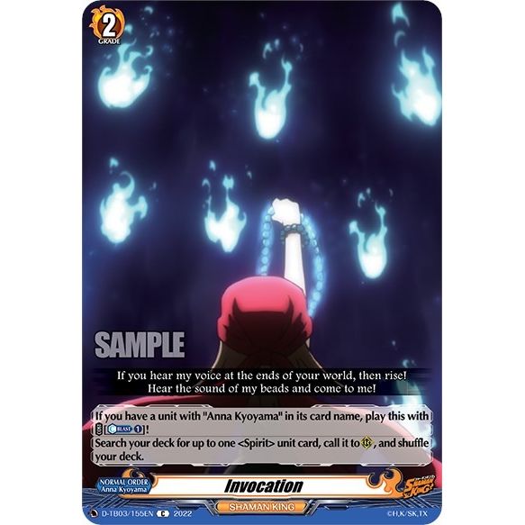 Image for Invocation (D-TB03/155EN) (D-TB03) - Cardfight Vanguard