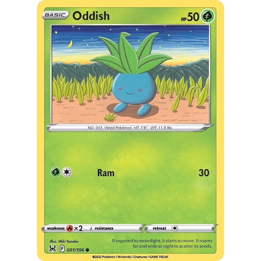 Image for Oddish (001/196) (SWSH11) - Pokemon