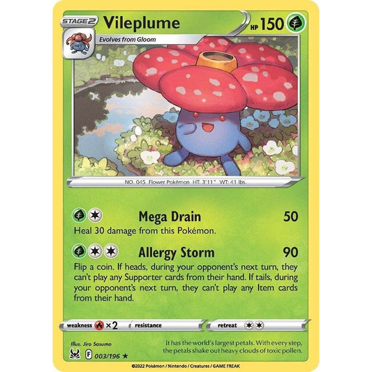 Image for Vileplume (003/196) (SWSH11) - Pokemon