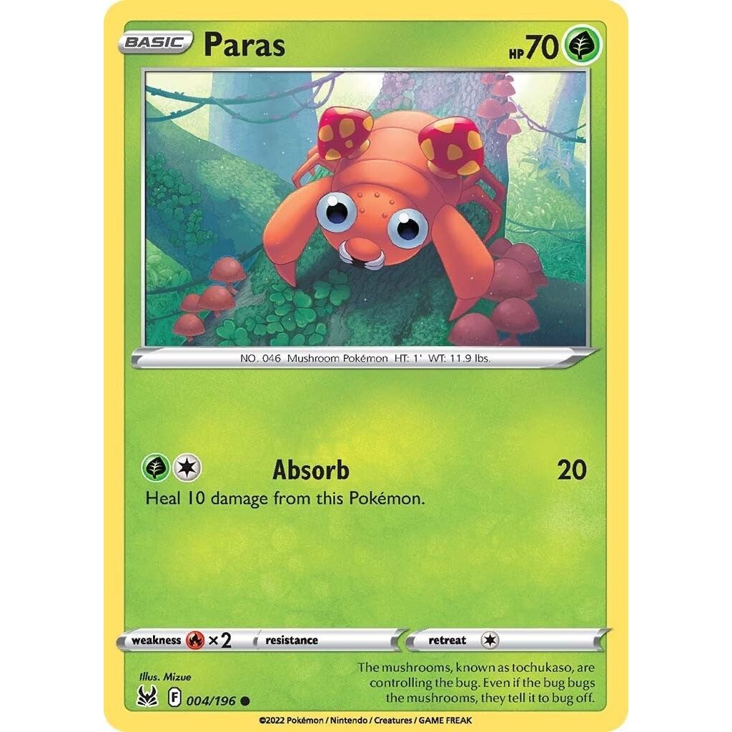 Image for Paras (004/196) (SWSH11) - Pokemon