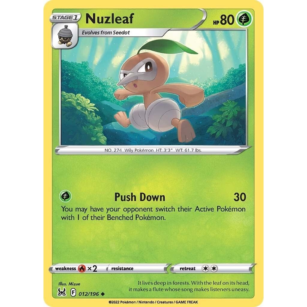Image for Nuzleaf (012/196) (SWSH11) - Pokemon