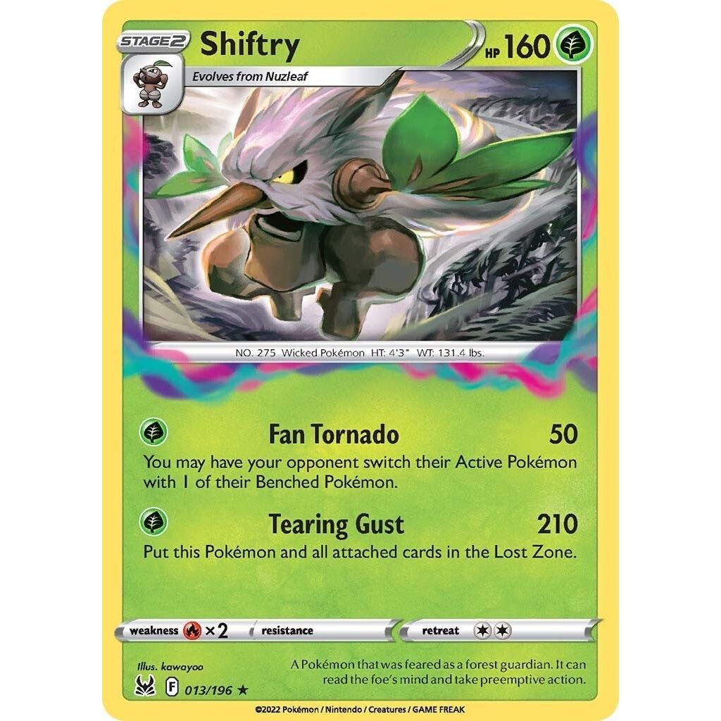 Image for Shiftry (013/196) (SWSH11) - Pokemon