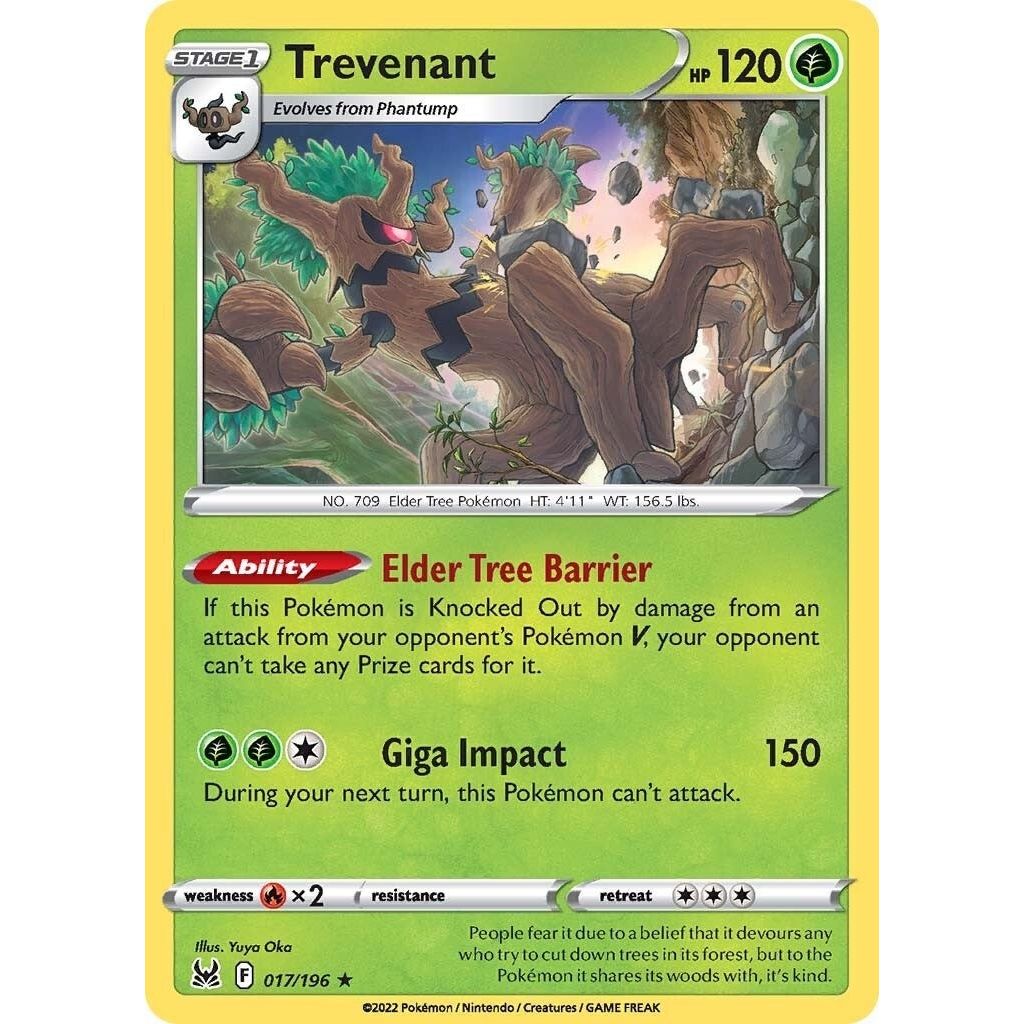 Image for Trevenant (017/196) (SWSH11) - Pokemon