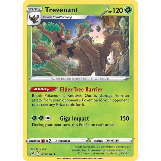 Image for Trevenant (017/196) (SWSH11) - Pokemon