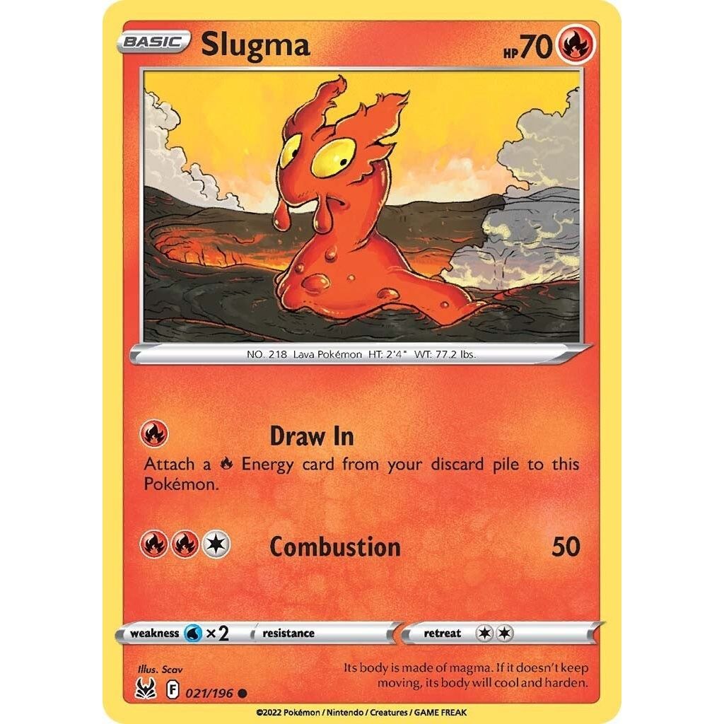 Image for Slugma (021/196) (SWSH11) - Pokemon