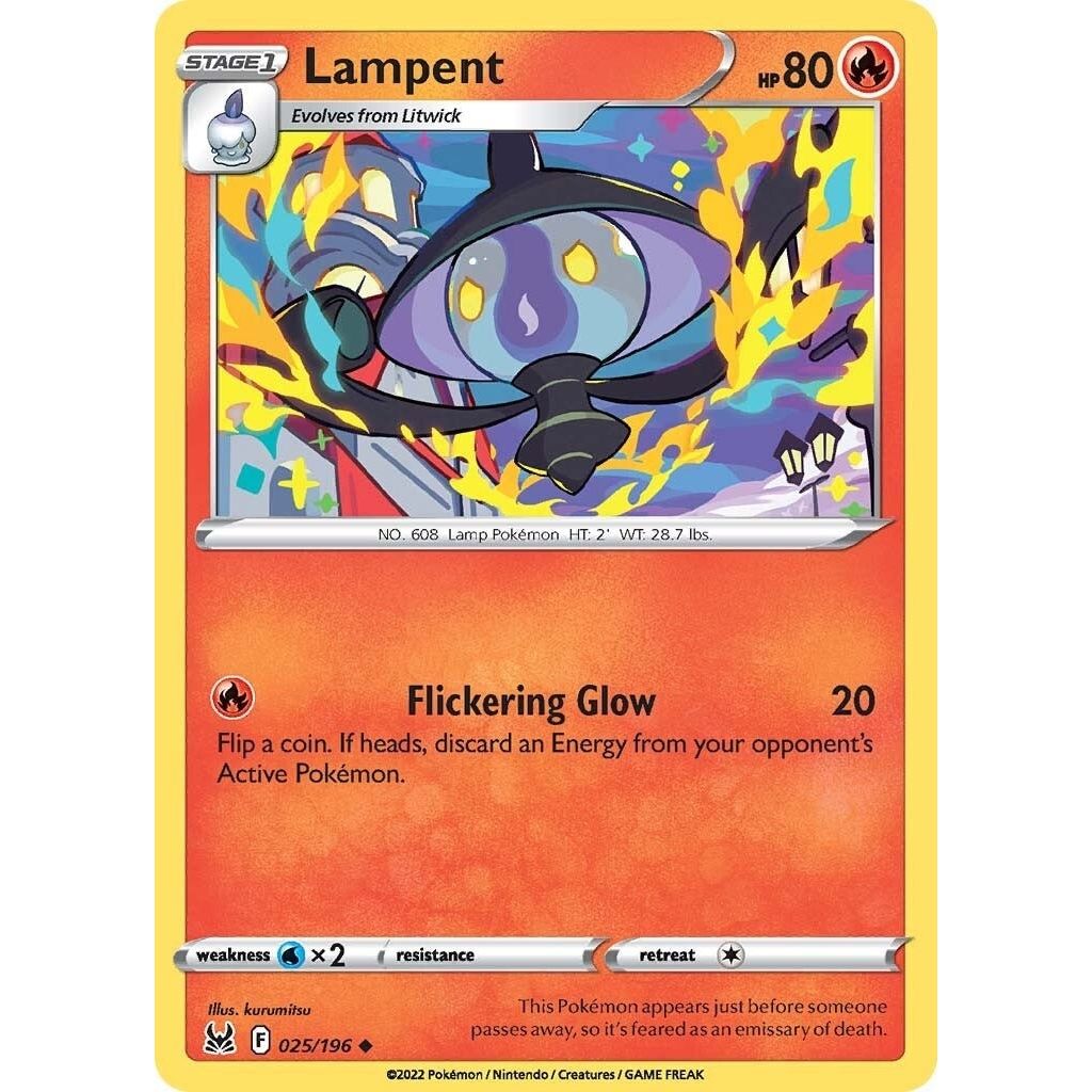 Image for Lampent (025/196) (SWSH11) - Pokemon