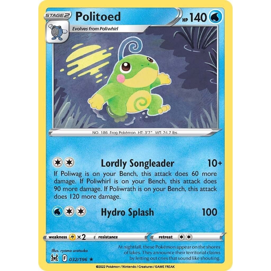 Image for Politoed (032/196) (SWSH11) - Pokemon