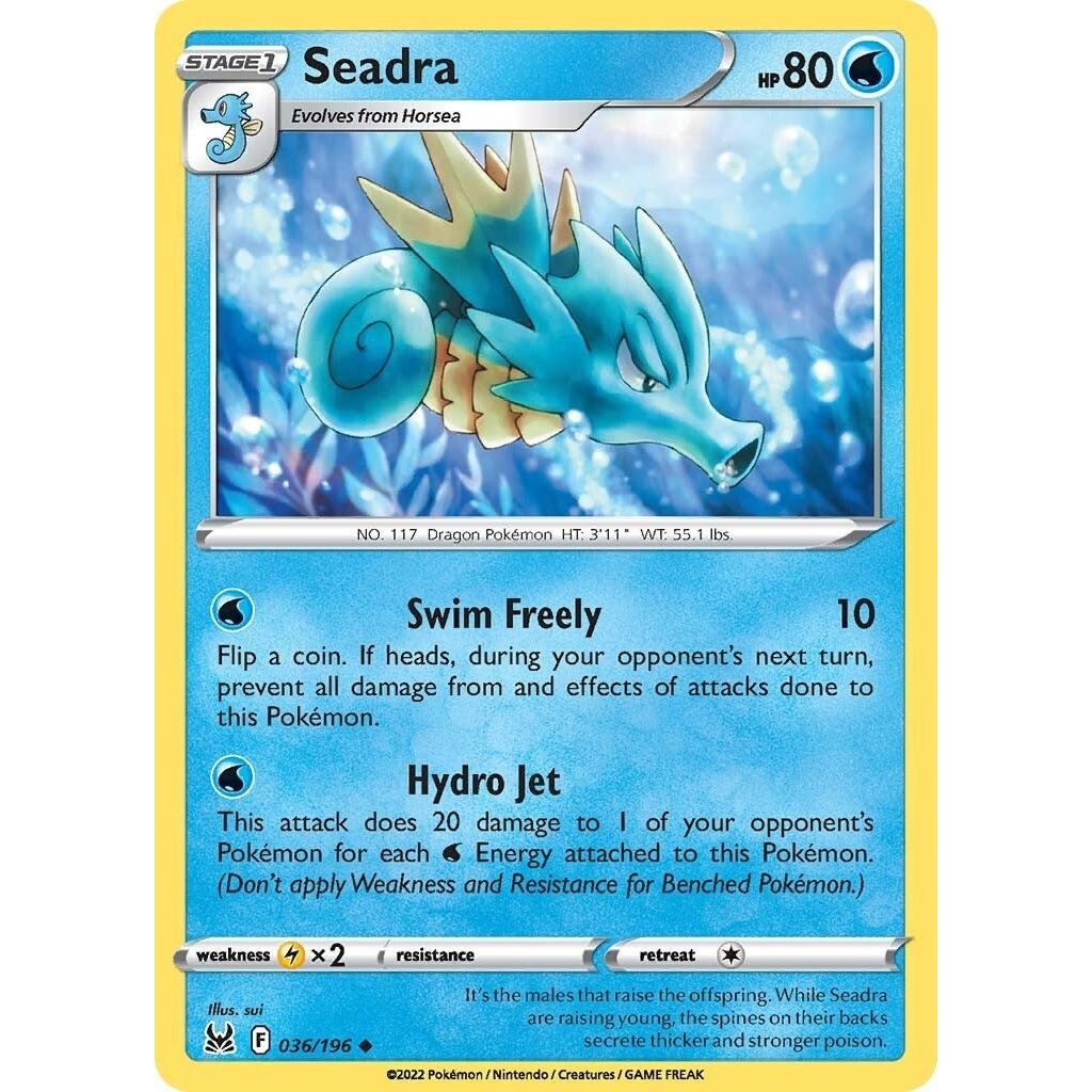Image for Seadra (036/196) (SWSH11) - Pokemon