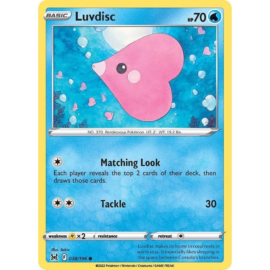 Image for Luvdisc (038/196) (SWSH11) - Pokemon