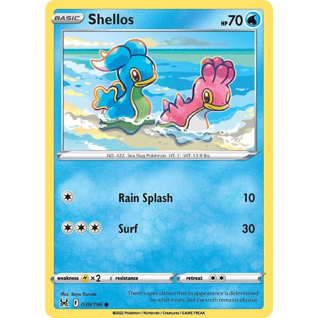 Image for Shellos (039/196) (SWSH11) - Pokemon