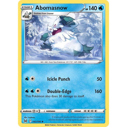 Image for Abomasnow (043/196) (SWSH11) - Pokemon