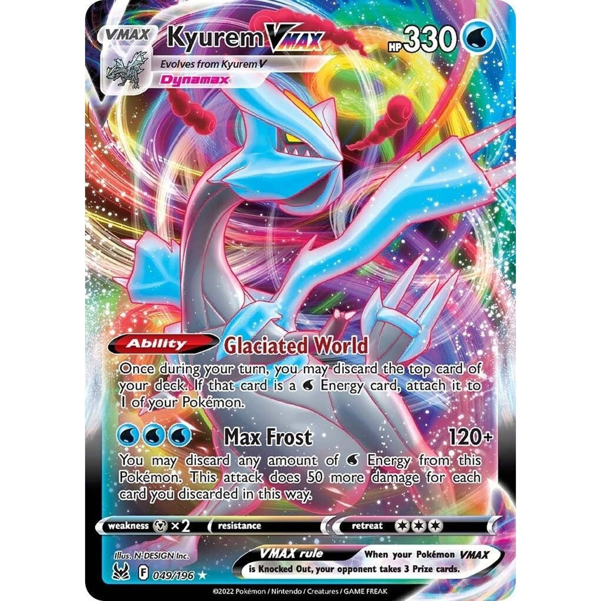 Image for Kyurem VMAX (049/196) (SWSH11) - Pokemon