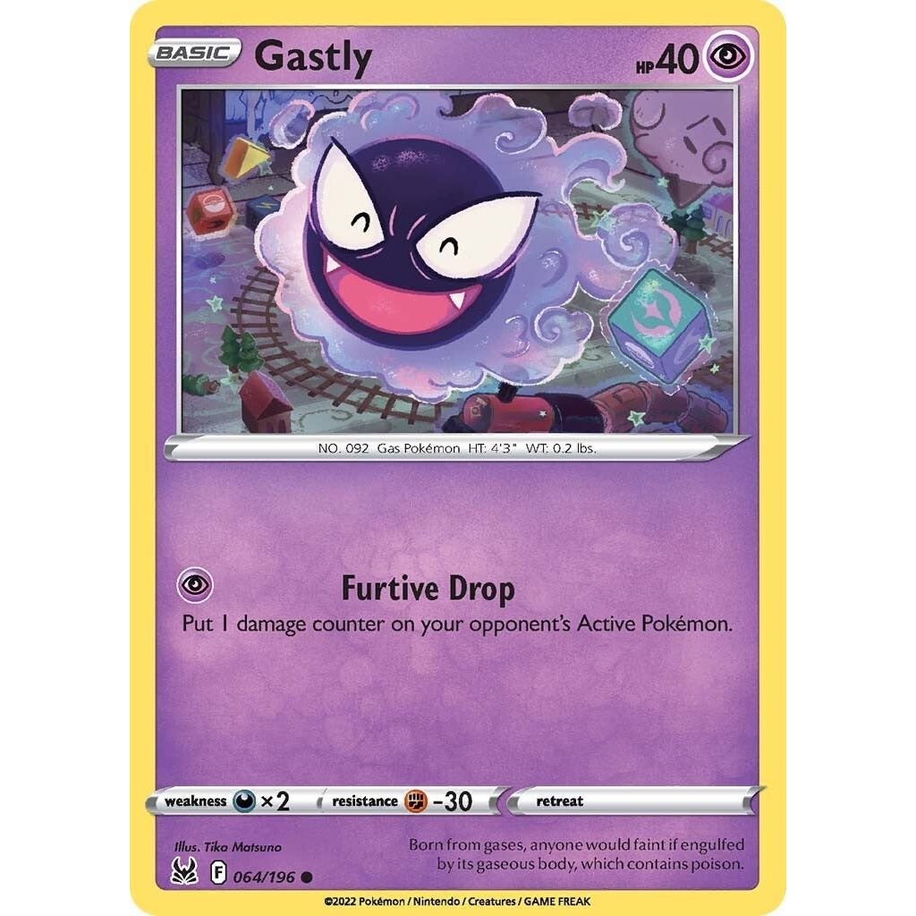 Image for Gastly (064/196) (SWSH11) - Pokemon