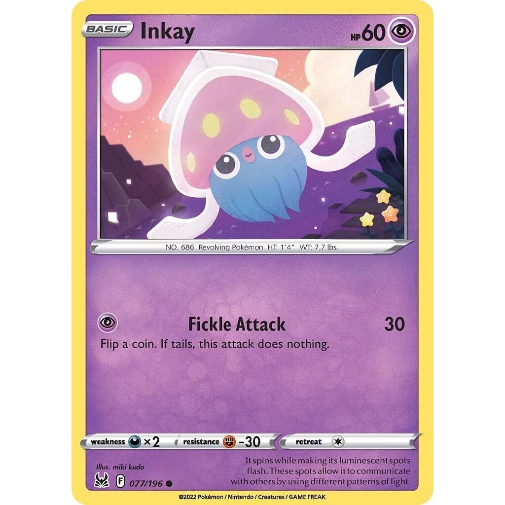 Image for Inkay (077) (077/196) (SWSH11) - Pokemon