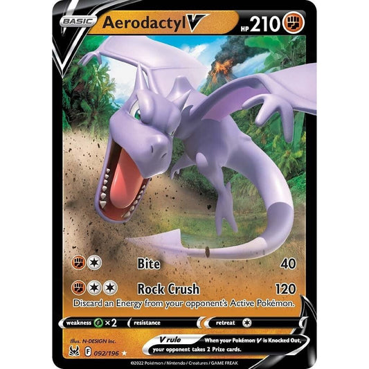 Image for Aerodactyl V (092/196) (SWSH11) - Pokemon