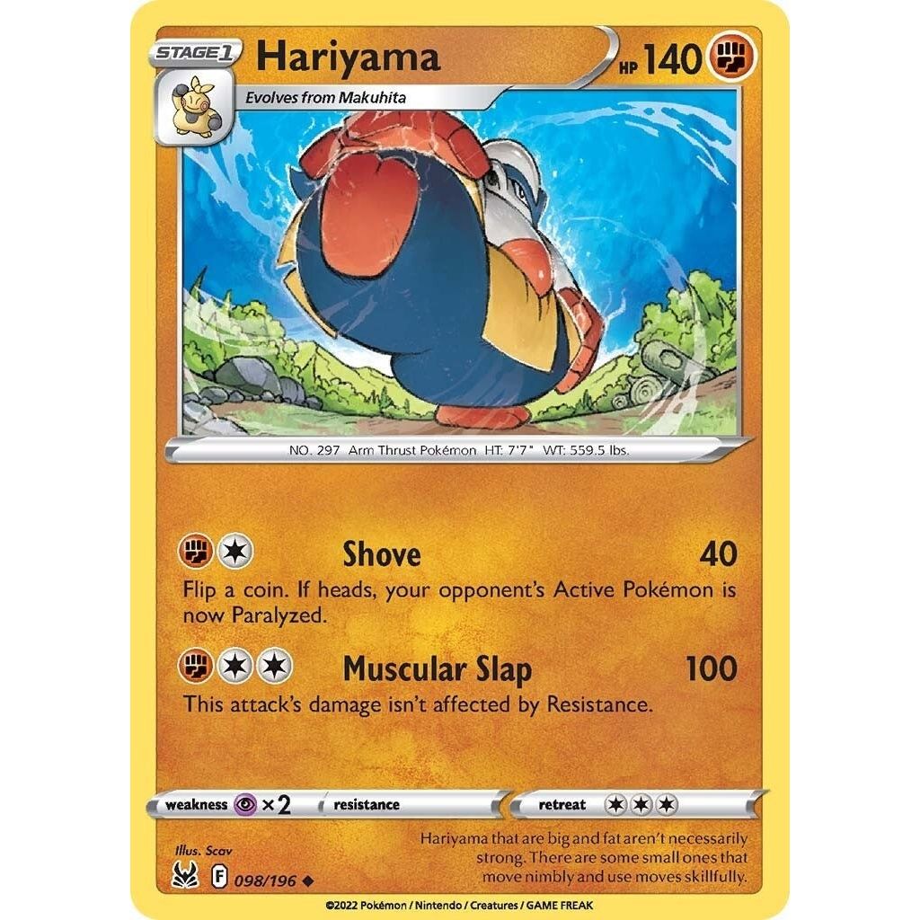 Image for Hariyama (098/196) (SWSH11) - Pokemon