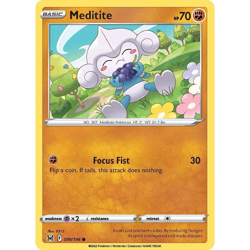 Image for Meditite (099/196) (SWSH11) - Pokemon