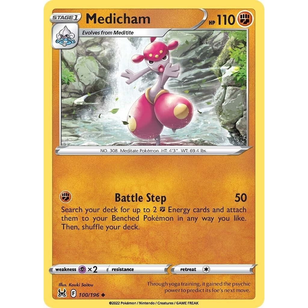 Image for Medicham (100/196) (SWSH11) - Pokemon