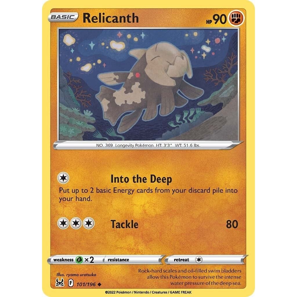 Image for Relicanth (101/196) (SWSH11) - Pokemon