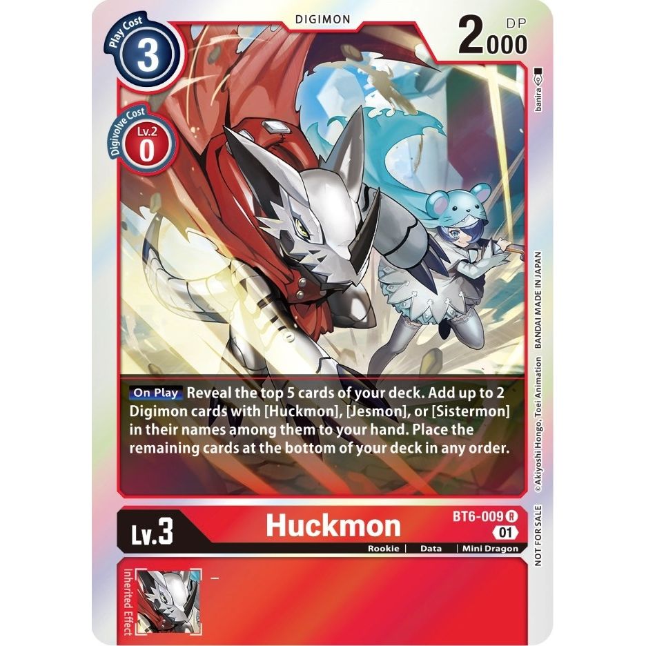 Image for Huckmon (Event Pack 3) (BT6-009 R) (BT06) - Digimon Card Game