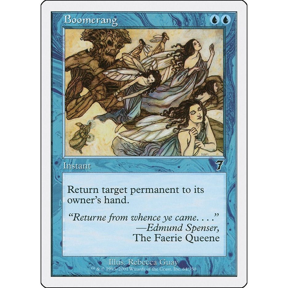 Image for Boomerang (64) (7ED) - Magic: The Gathering