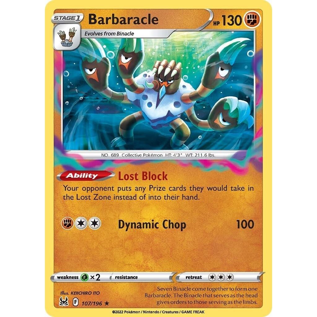 Image for Barbaracle (107/196) (SWSH11) - Pokemon