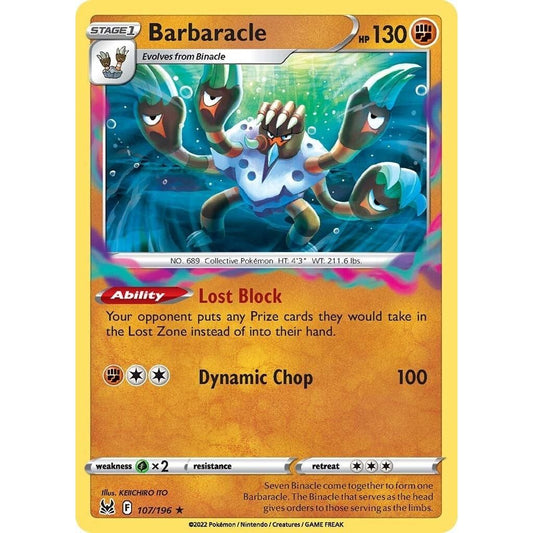 Image for Barbaracle (107/196) (SWSH11) - Pokemon