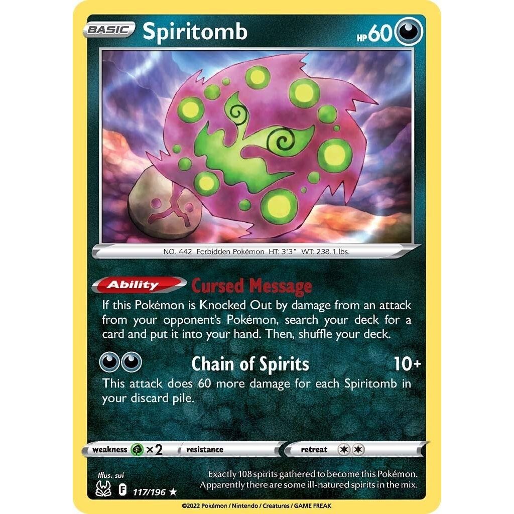 Image for Spiritomb (117/196) (SWSH11) - Pokemon