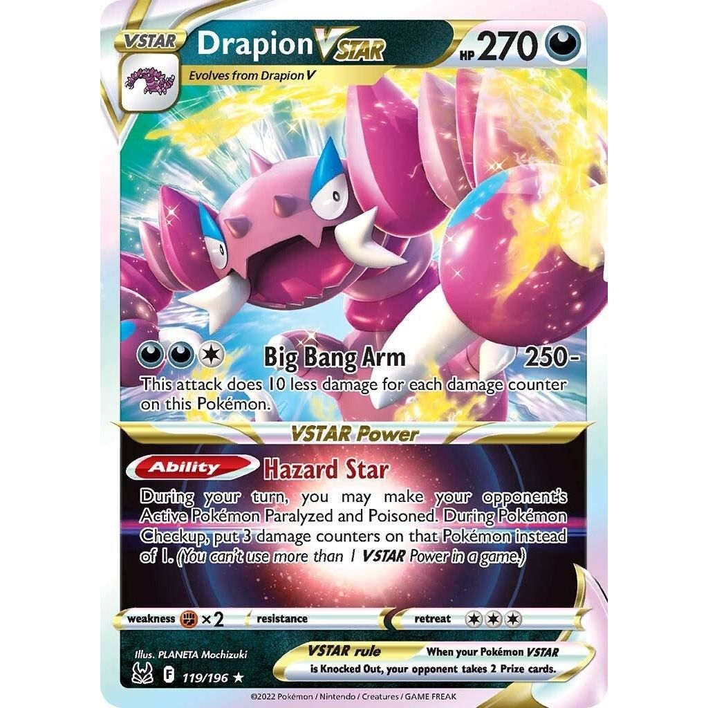 Image for Drapion VSTAR (119/196) (SWSH11) - Pokemon