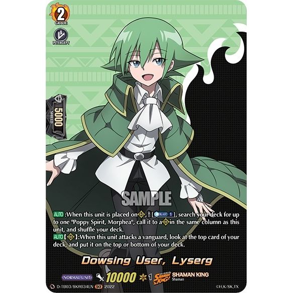Image for Dowsing User, Lyserg (SKR) (D-TB03/SKR034EN) (D-TB03) - Cardfight Vanguard