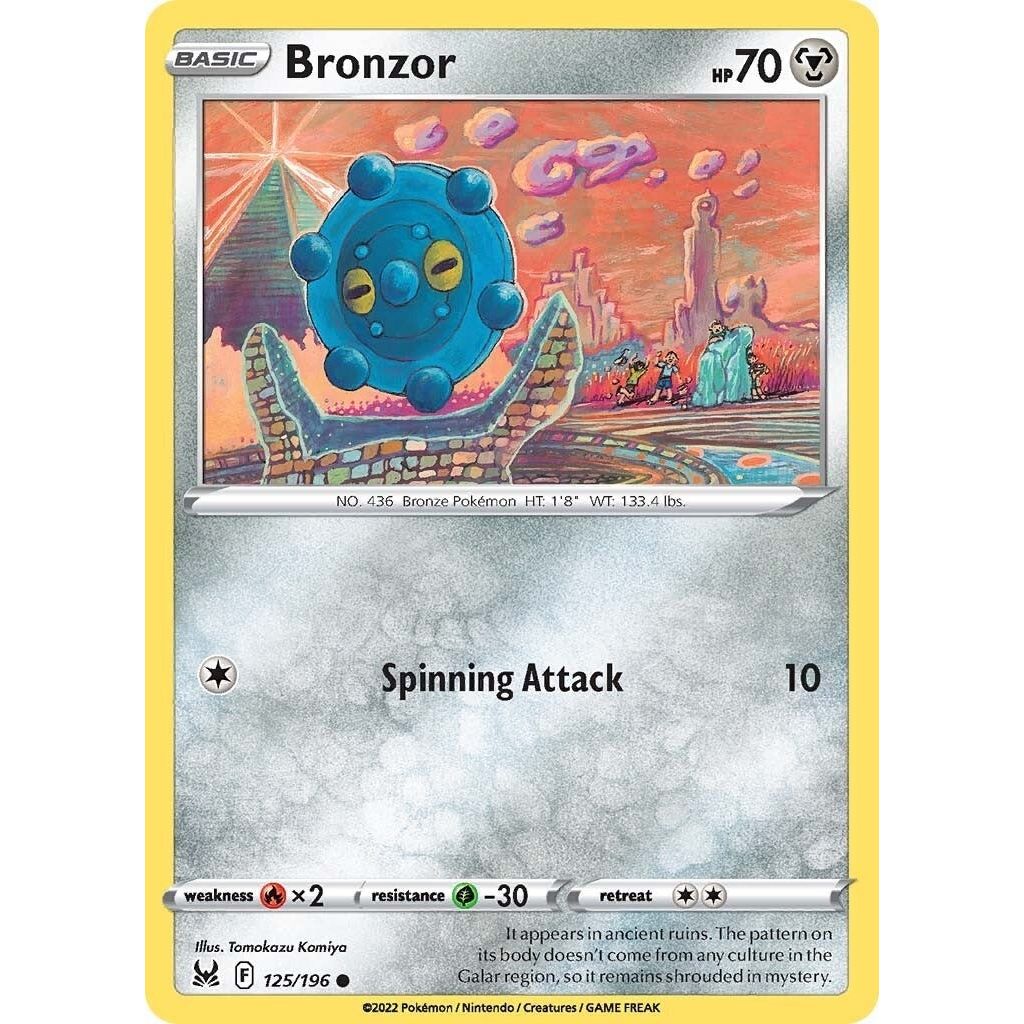 Image for Bronzor (125/196) (SWSH11) - Pokemon