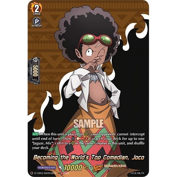 Image for Becoming the World's Top Comedian, Joco (SKR) (D-TB03/SKR038EN) (D-TB03) - Cardfight Vanguard