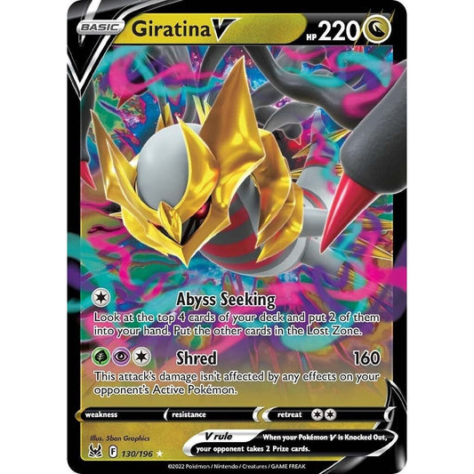Image for Giratina V (130/196) (SWSH11) - Pokemon