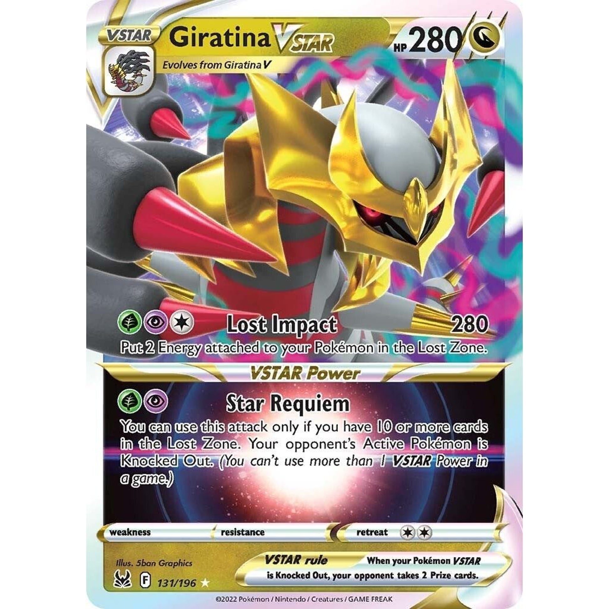 Image for Giratina VSTAR (131/196) (SWSH11) - Pokemon