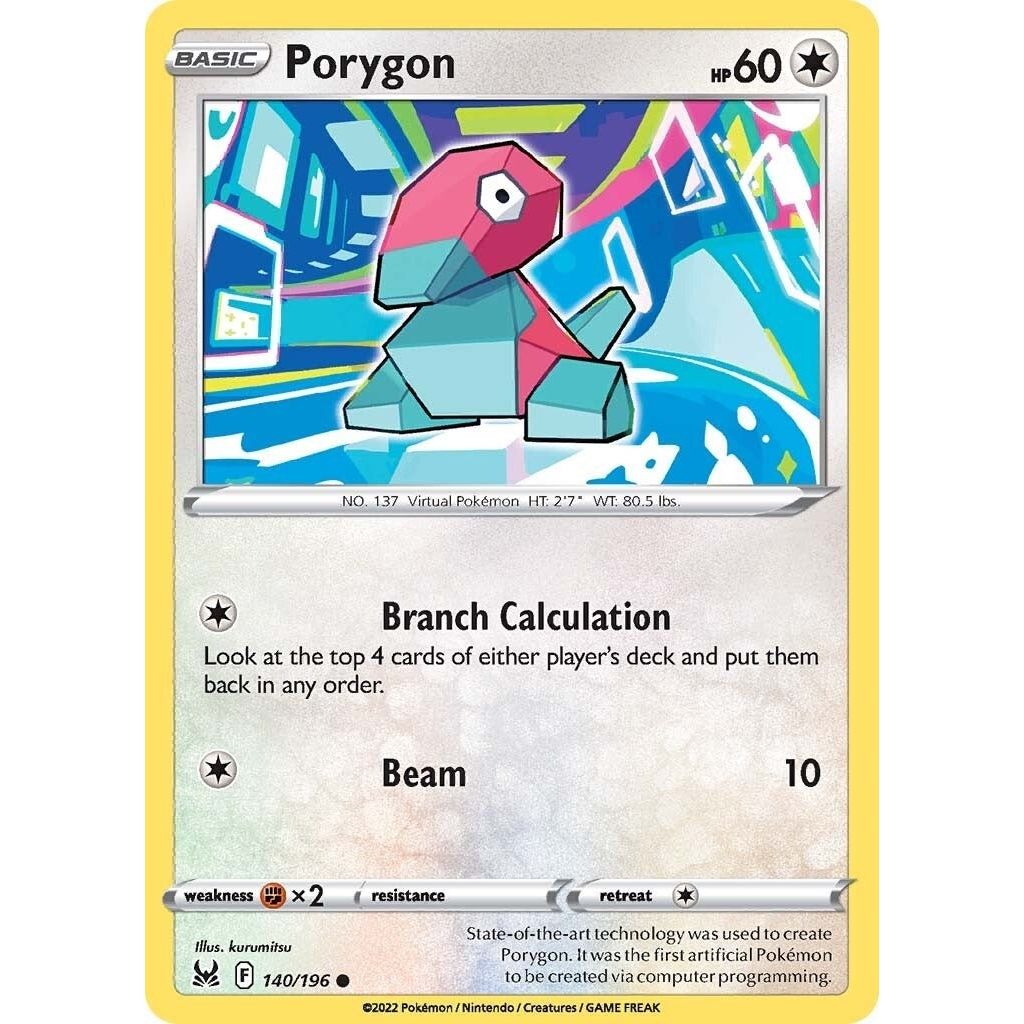 Image for Porygon (140/196) (SWSH11) - Pokemon