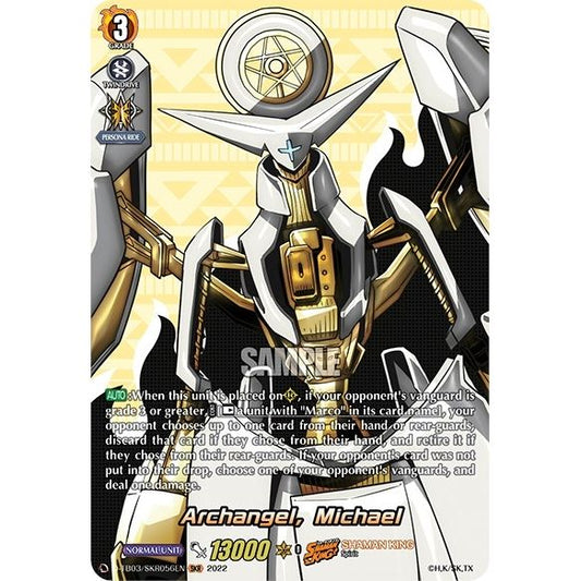 Image for Archangel, Michael (SKR) (D-TB03/SKR056EN) (D-TB03) - Cardfight Vanguard