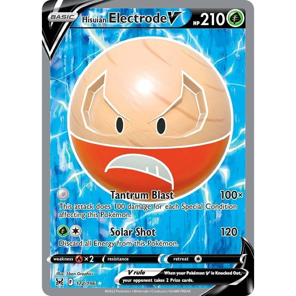 Image for Hisuian Electrode V (Full Art) (172/196) (SWSH11) - Pokemon