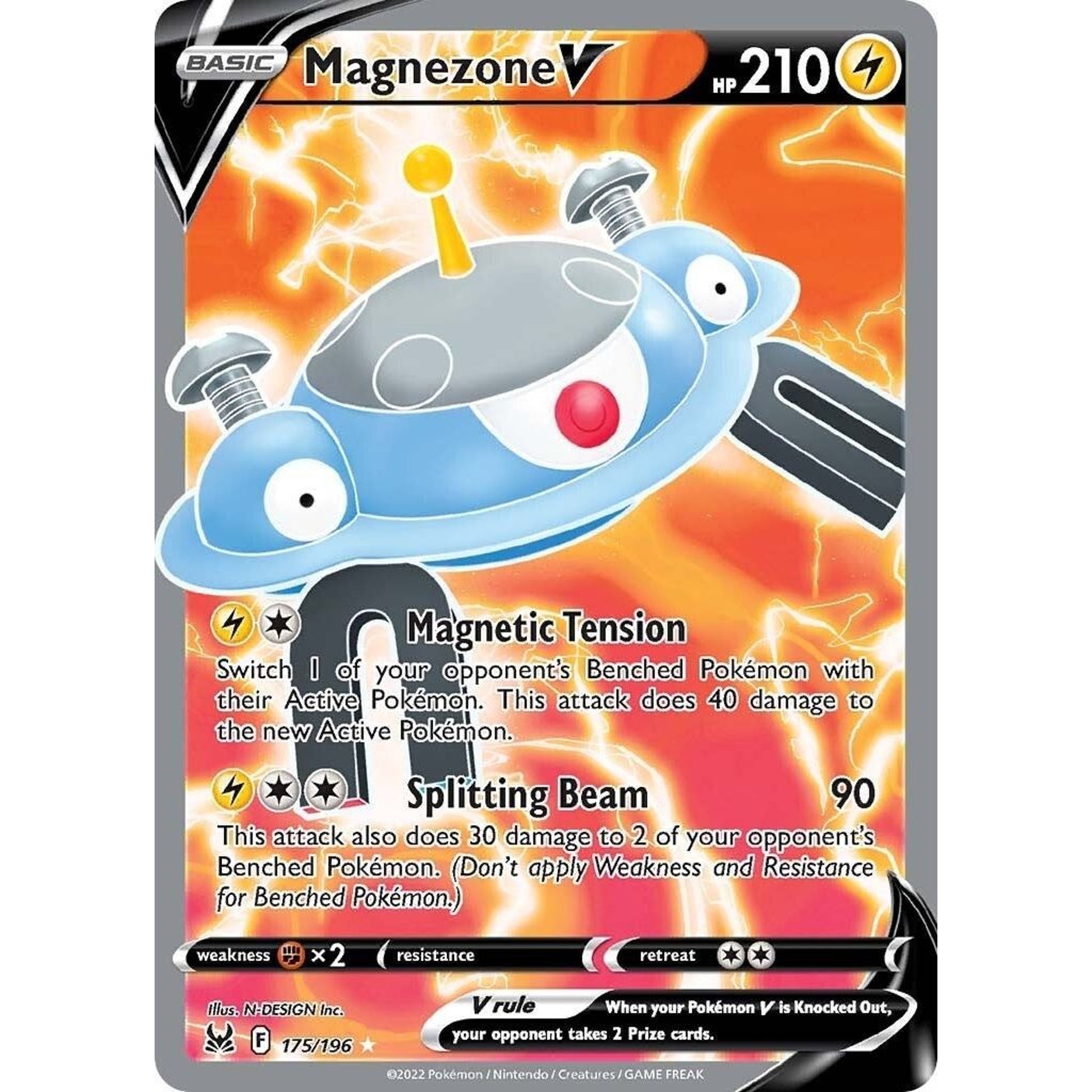 Image for Magnezone V (Full Art) (175/196) (SWSH11) - Pokemon
