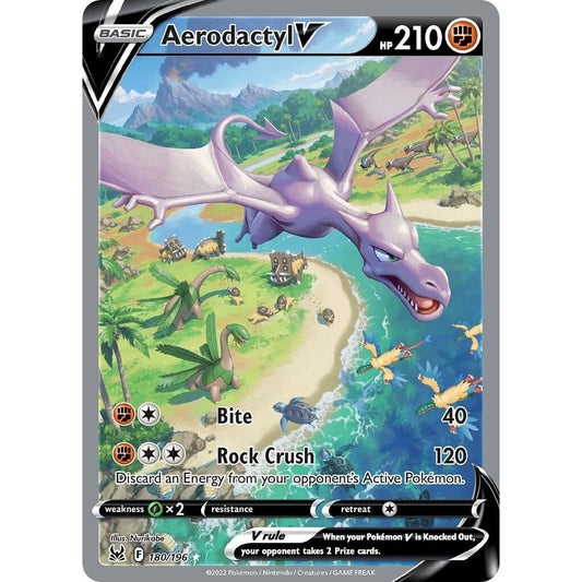 Image for Aerodactyl V (Alternate Full Art) (180/196) (SWSH11) - Pokemon