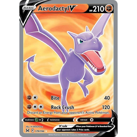 Image for Aerodactyl V (Full Art) (179/196) (SWSH11) - Pokemon