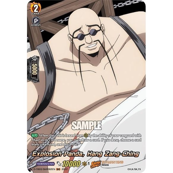 Image for Explosion Panda, Hang Zang-Ching (SKR) (D-TB03/SKR062EN) (D-TB03) - Cardfight Vanguard